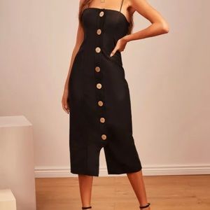 Button front midi dress  from finders keepers NWT!